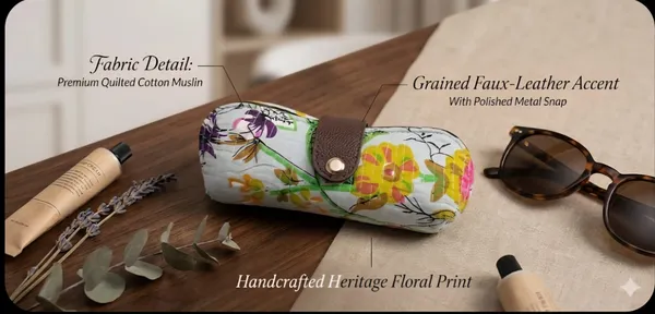Pack_Of_2_Multicolor_Quilted_Cotton_Muslin_With_Faux-Leather_Accent_Eyeglass_Case_For_Eyewear_Owners