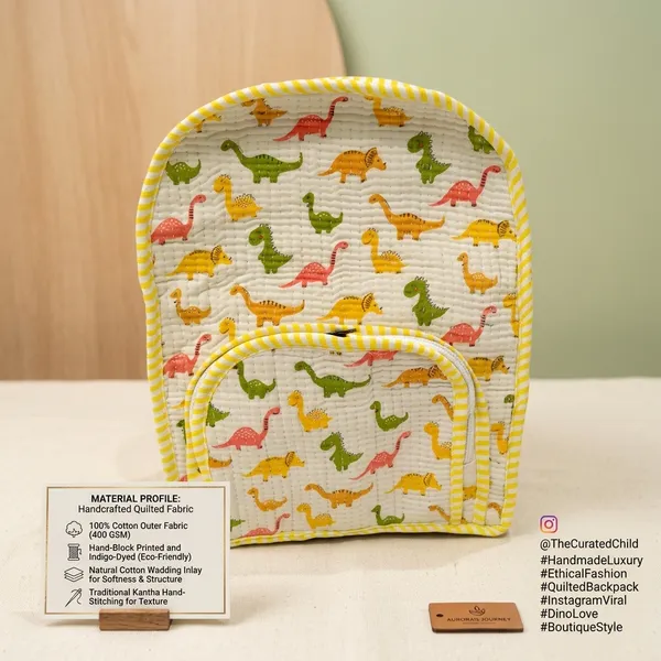 Cream_100%_Cotton_Backpack_For_Kids