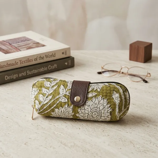 Pack_Of_2_Green_And_White_Cotton_Eyeglass_Case_For_Spectacles_And_Sunglasses
