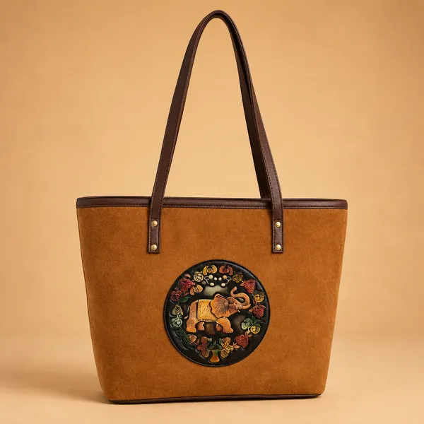 Tan_Suede_Leather_Tote_Bag_For_Women