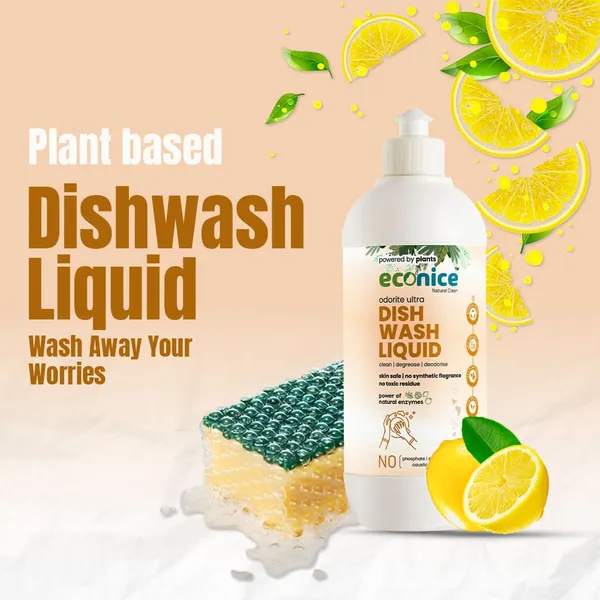 Econice_Natural_Dishwash_Liquid_500Ml_Pack_Of_2