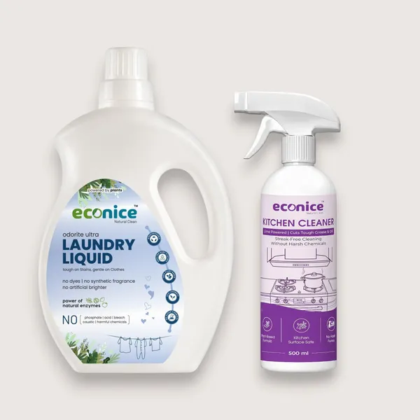 Econice_Natural_Laundry_Liquid_&_Kitchen_Cleaner_Combo_Pack_Of_2