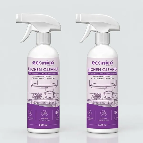 Econice_Plant-Based_Kitchen_Cleaner_Spray_500Ml_-_Pack_of_2