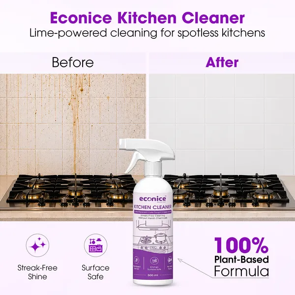 Econice_Plant-Based_Kitchen_Cleaner_Spray_500Ml_-_Pack_of_2