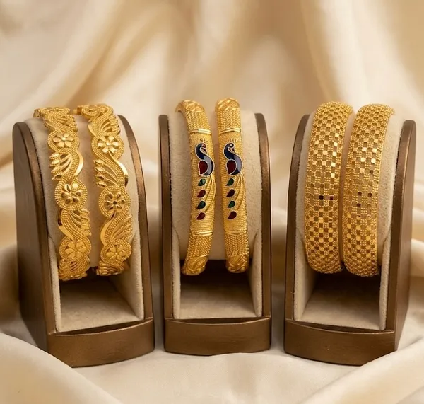 Gold_Metal__Floral_Bangle_Set_For_Women_COMBO_PACK_OF_3