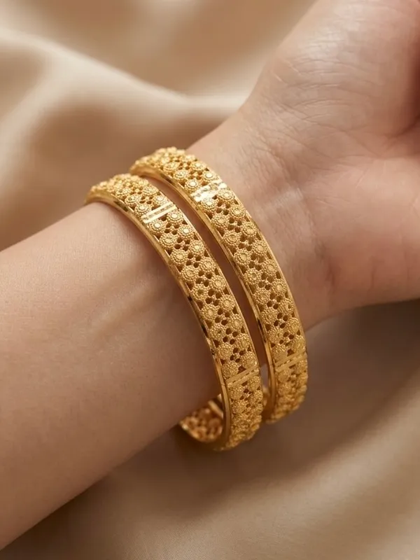 Gold_platted_combo__Bangles_For_Women_set_of_3