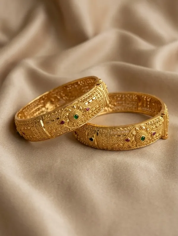 Gold_Metal_American_Diamond_Studded_Bangles_For_Women