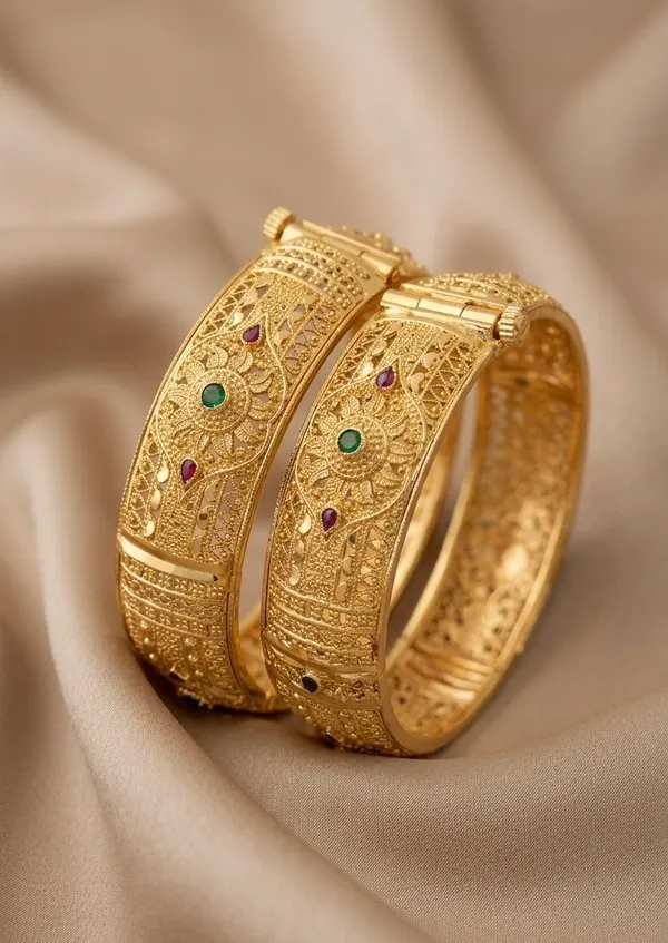Gold_Metal_American_Diamond_Studded_Bangles_For_Women