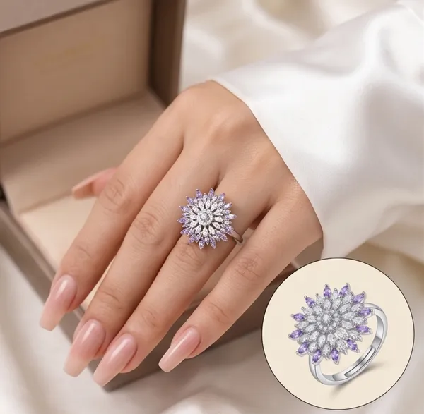 Ishrin_Studio_Anti_Tarnish_Purple_Sunburst_Adjustable_Ring_For_Women_|_925_Silver_Base_White_Gold_Plated_Cz_Floral_Statement_Ring