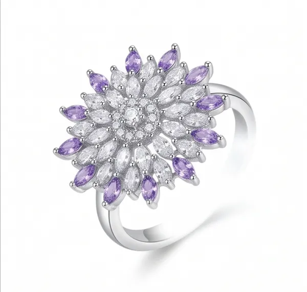 Ishrin_Studio_Anti_Tarnish_Purple_Sunburst_Adjustable_Ring_For_Women_|_925_Silver_Base_White_Gold_Plated_Cz_Floral_Statement_Ring