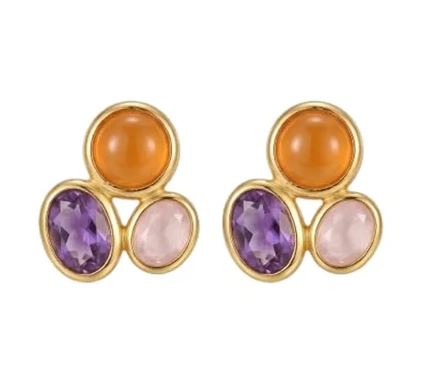 Triple_Stone_Stud_Earrings