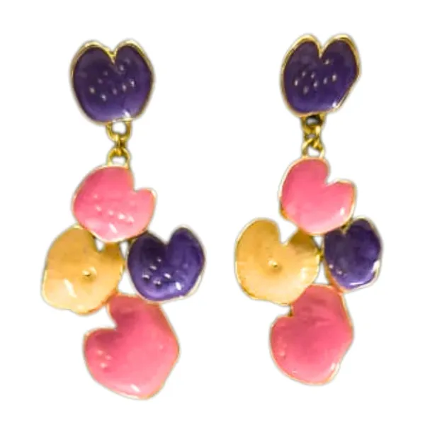 Enamel_Floral_Dangle_Earrings