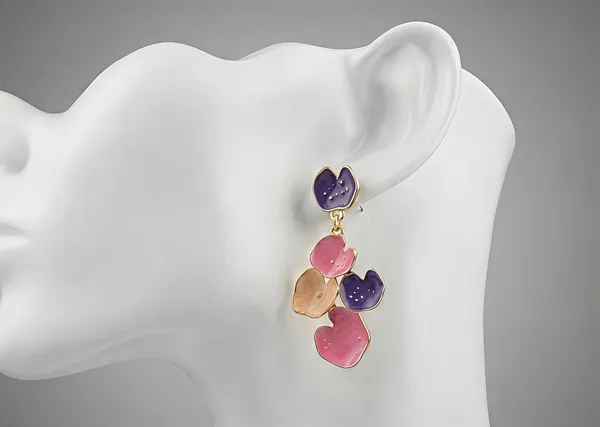 Enamel_Floral_Dangle_Earrings