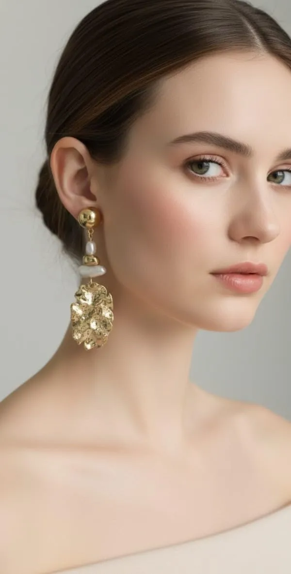 Leaf_Pearl_Drop_Earrings