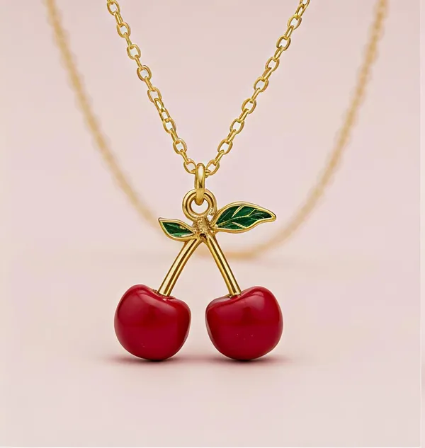 Cherry_Enamel_Pendant_Necklace