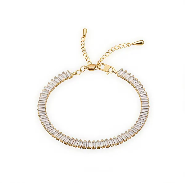 Gold_Plated_Cubic_Zirconia_Tennis_Bracelet