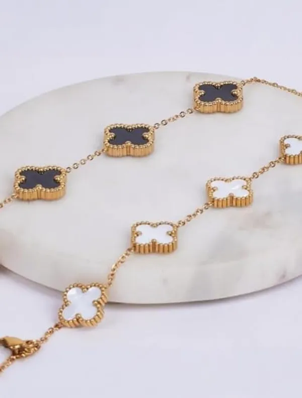 Alloy_Gold_Plated_Flower_Bracelet