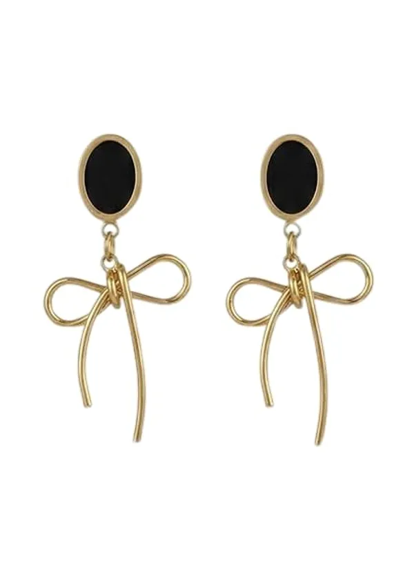 Wire_Loop_Dangle_Earrings_With_Stone