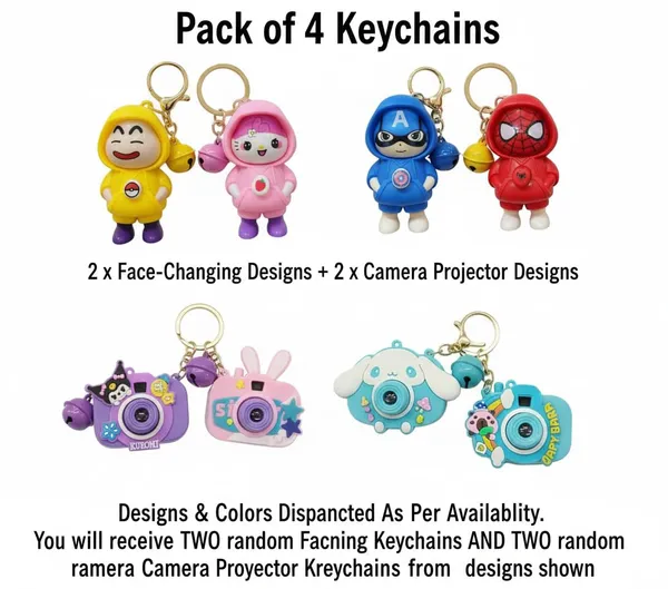 Camera_Projector_Keychain_With_Bell_Charm
