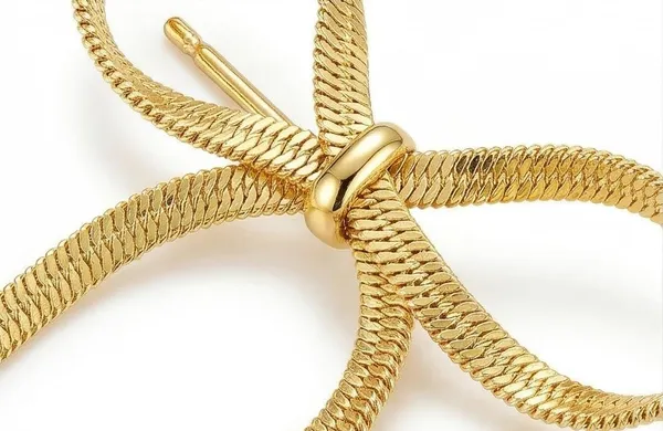 Bow_Knot_Chain_Tassel_Drop_Earrings