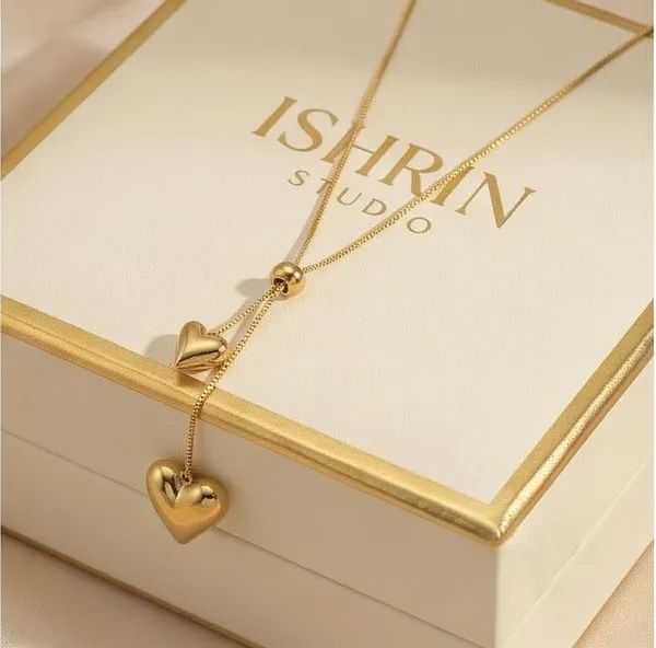 Double_Heart_Pendant_Necklace_For_Women