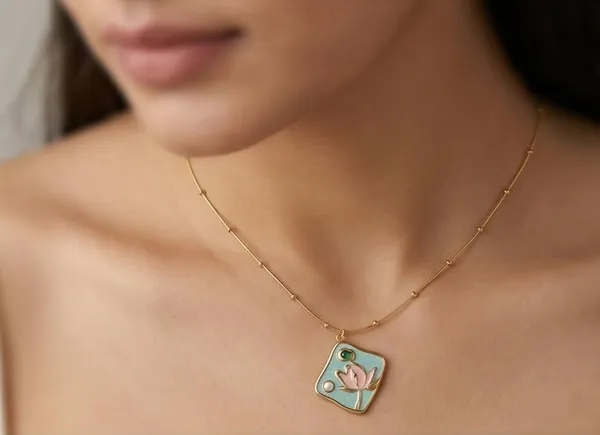 Lotus_Enamel_Pendant_Necklace