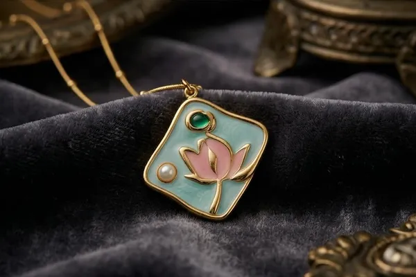 Lotus_Enamel_Pendant_Necklace