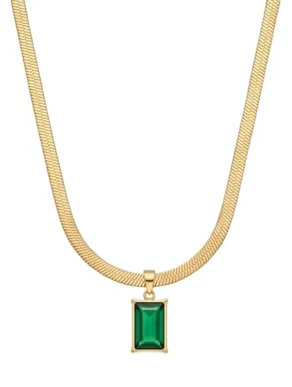V_Shape_Pendant_Necklace_For_Women
