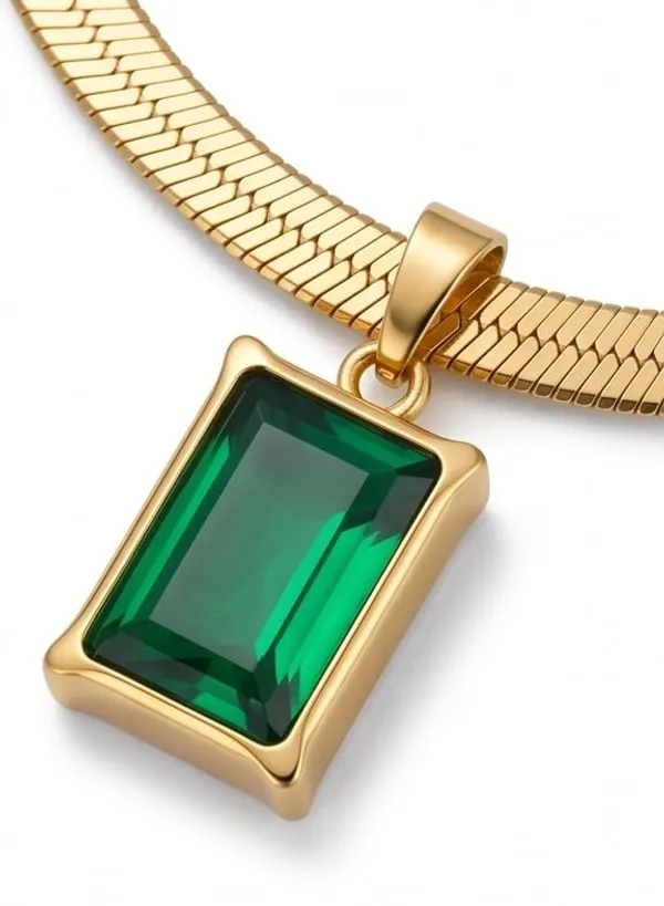 V_Shape_Pendant_Necklace_For_Women