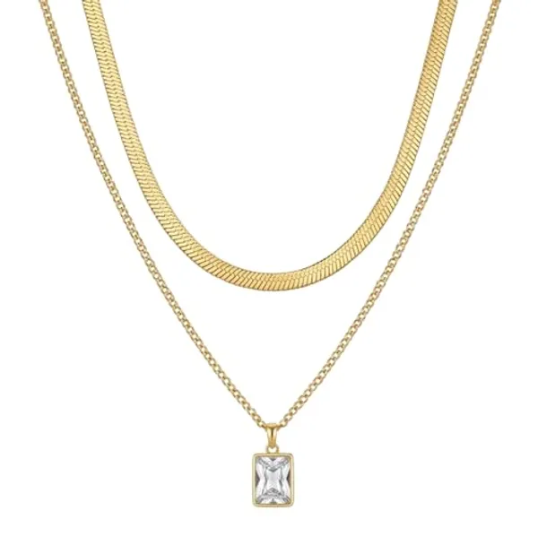 V_Shape_Pendant_Necklace_For_Women