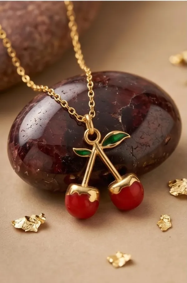 18k_Gold_Plated_Pendant_Necklace_For_Women