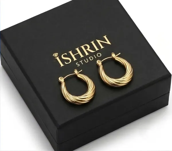 Gold_Plated_Stud_Hoop_Earrings