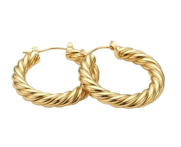 18k_Gold_Plated_Hoop_Earrings_For_Women