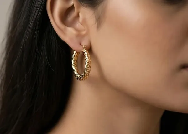 18k_Gold_Plated_Hoop_Earrings_For_Women