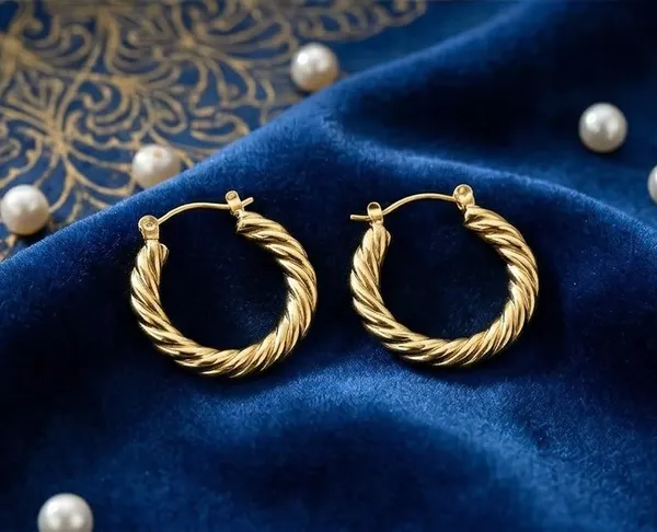 18k_Gold_Plated_Hoop_Earrings_For_Women
