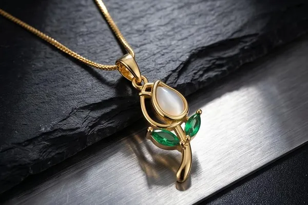 18k_Gold_Plated_Pearl_Pendant_Necklace