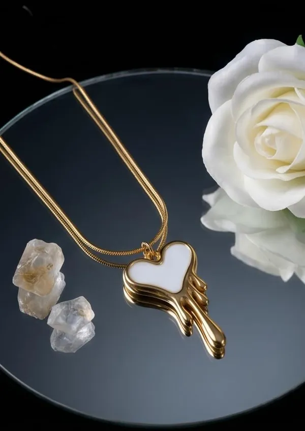 18k_Gold_Plated_Heart_Pendant_Necklace
