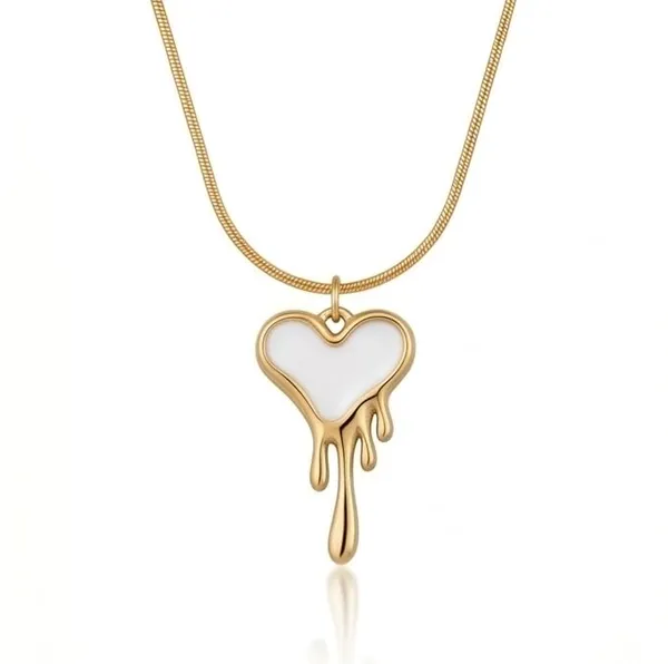 18k_Gold_Plated_Heart_Pendant_Necklace