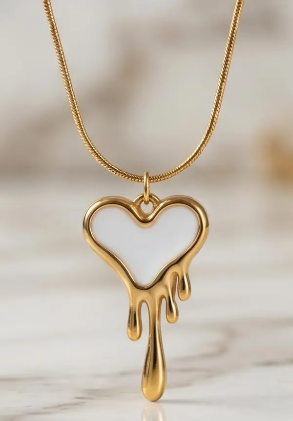 18k_Gold_Plated_Heart_Pendant_Necklace
