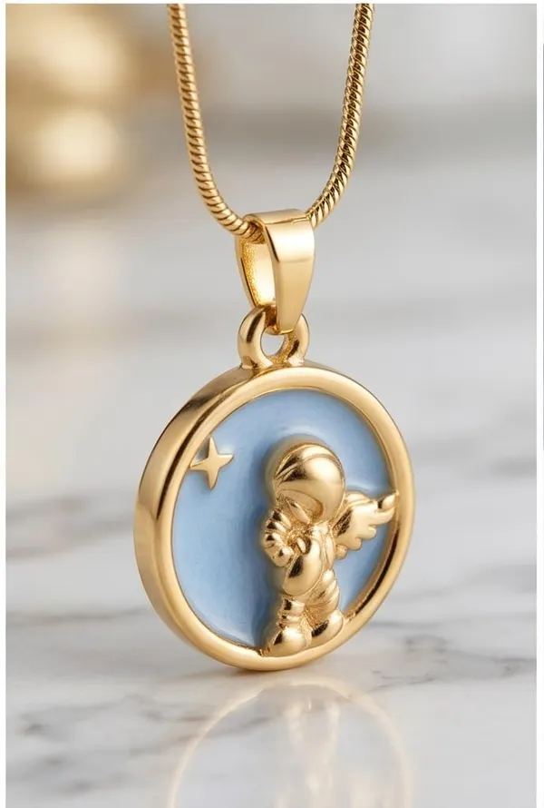 18k_Gold_Plated_Astronaut_Pendant_Necklace