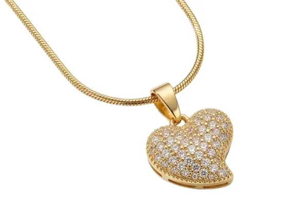 18k_Gold_Plated_Heart_Pendant_Necklace