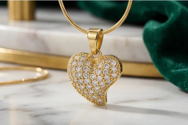 18k_Gold_Plated_Heart_Pendant_Necklace