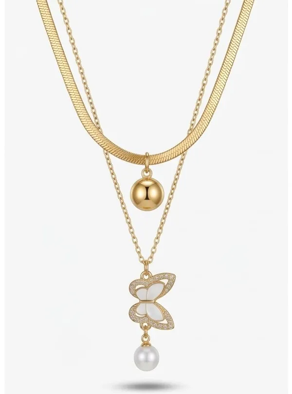 18k_Gold_Plated_Butterfly_Pearl_Pendant_Necklace
