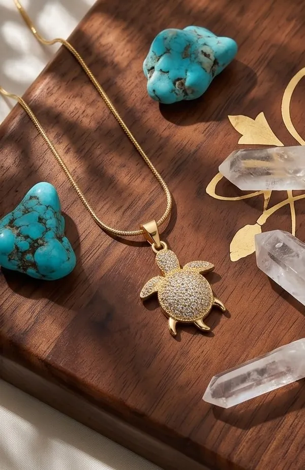 18k_Gold_Plated_Turtle_Pendant_Necklace