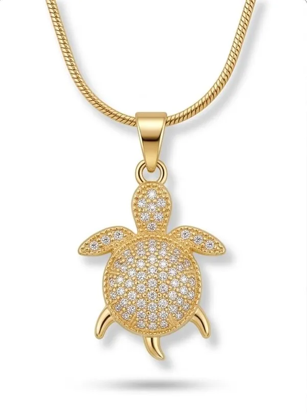 18k_Gold_Plated_Turtle_Pendant_Necklace