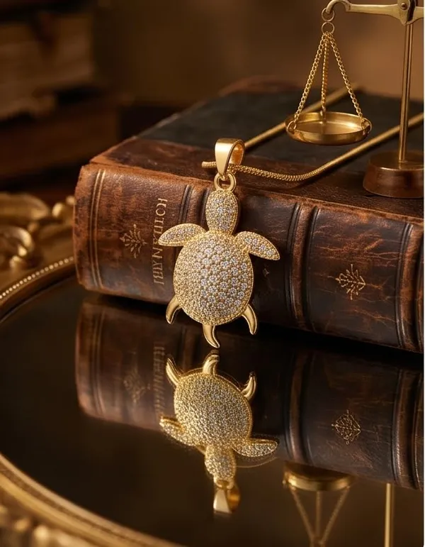 18k_Gold_Plated_Turtle_Pendant_Necklace