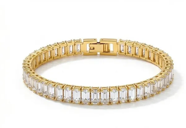 Ishrin_Studio_Alloy_Cubic_Zirconia_Silver_Tennis_Bracelet