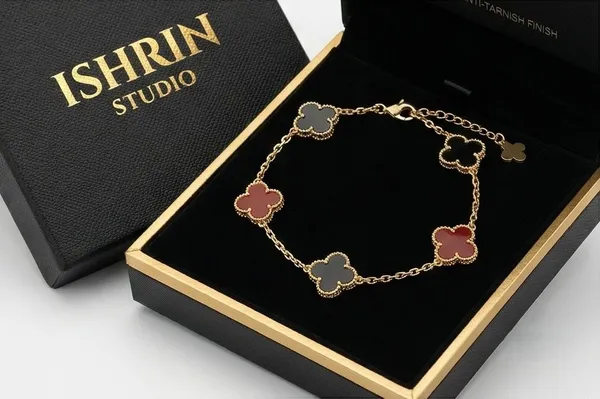 Ishrin_Studio_Stainless_Steel_Gold-plated_Bracelet