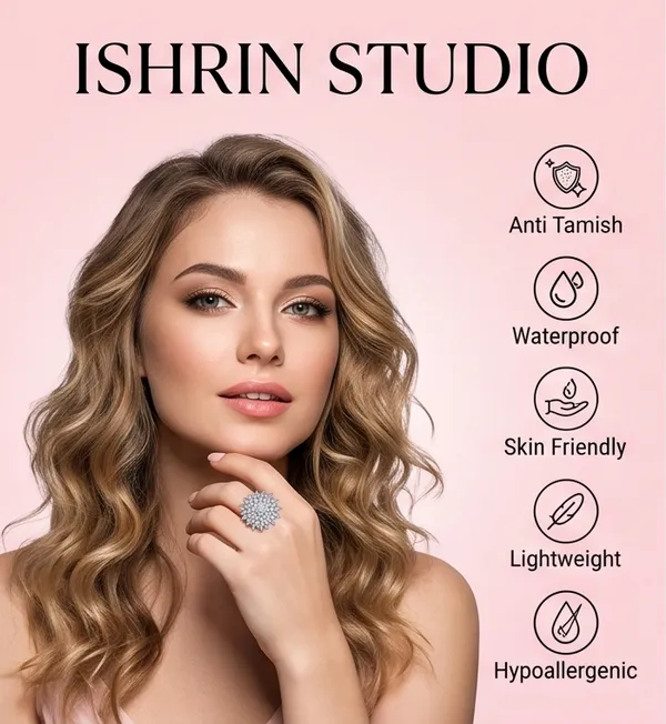 Ishrin_Studio_Sunburst_Bloom_Adjustable_Ring_For_Women_|_Anti_Tarnish_|_18K_White_Gold_Plated_|_Premium_Stainless_Steel_|_Aaa_Cubic_Zirconia_Statement_Ring