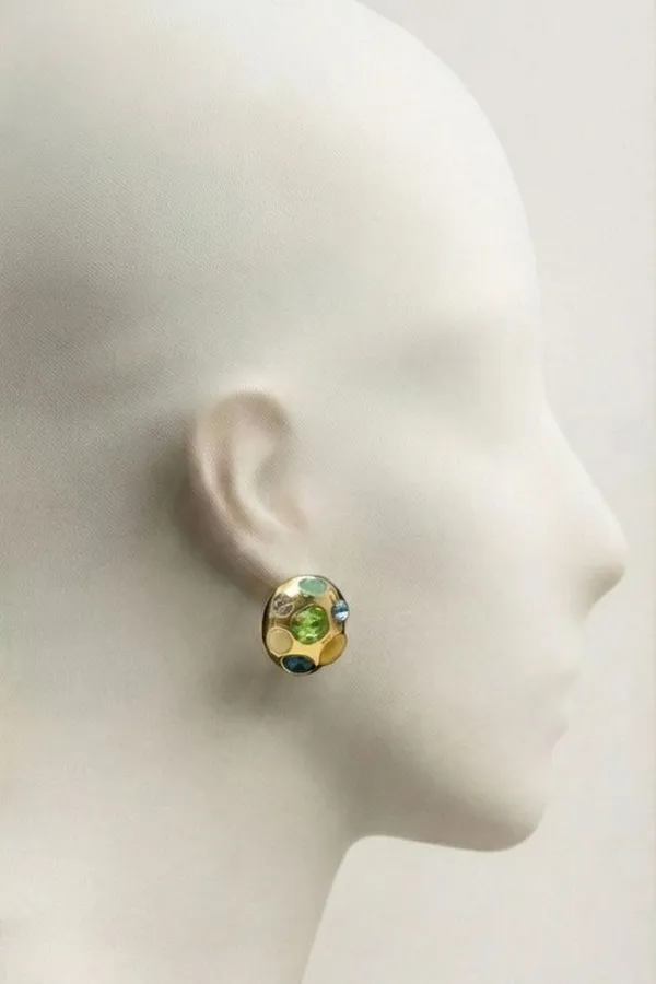 Ishrin_Studio_Ishrin_Studio_Multicolour_Gemstone_Gold_Plated_Stud_Earrings_Alloy,_Stainless_Steel_Stud_Earring